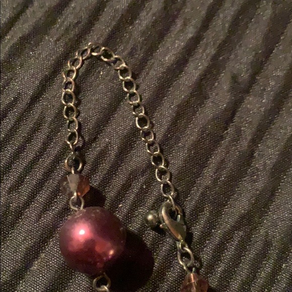 Purple Beaded Necklace - Picture 3 of 3